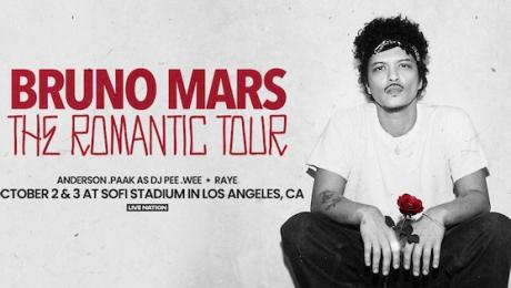  Bruno Mars - The Romantic Tour